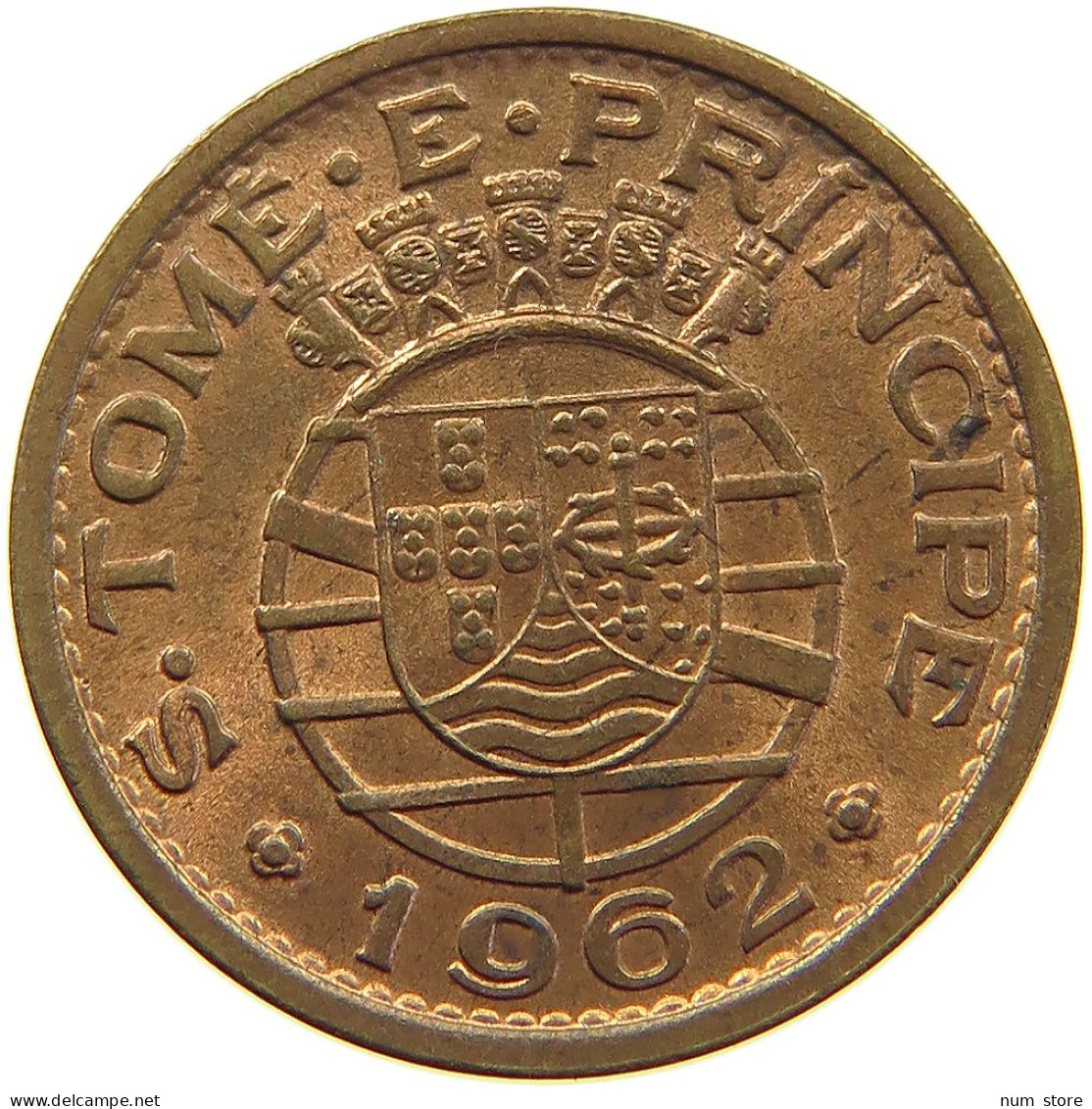 ST. THOMAS AND PRINCE 20 CENTAVOS 1962  #c065 0201 - São Tomé Und Príncipe