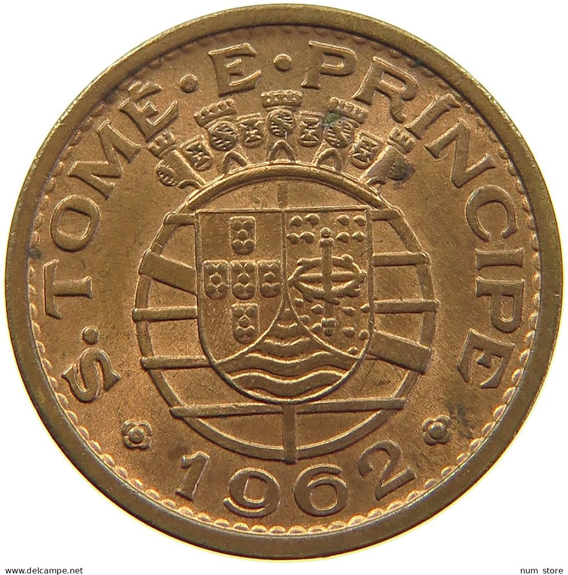 ST. THOMAS AND PRINCE 20 CENTAVOS 1962  #c065 0217 - Sao Tomé E Principe