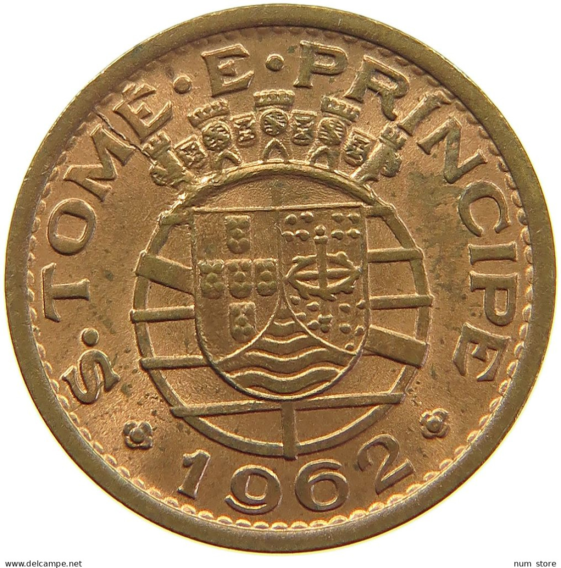 ST. THOMAS AND PRINCE 20 CENTAVOS 1962  #c065 0219 - São Tomé Und Príncipe