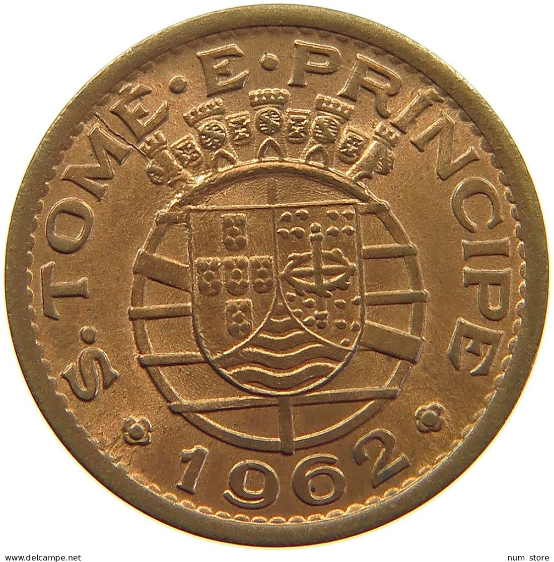 ST. THOMAS AND PRINCE 20 CENTAVOS 1962  #c065 0223 - Sao Tome En Principe