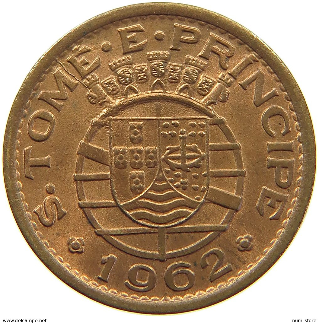 ST. THOMAS AND PRINCE 20 CENTAVOS 1962  #c065 0205 - Santo Tomé Y Príncipe