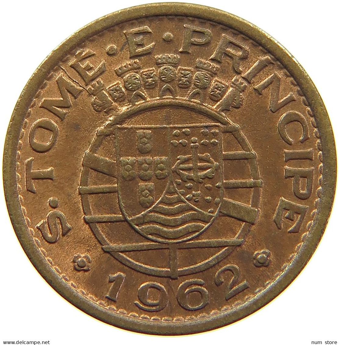 ST. THOMAS AND PRINCE 20 CENTAVOS 1962  #c065 0207 - Sao Tome Et Principe