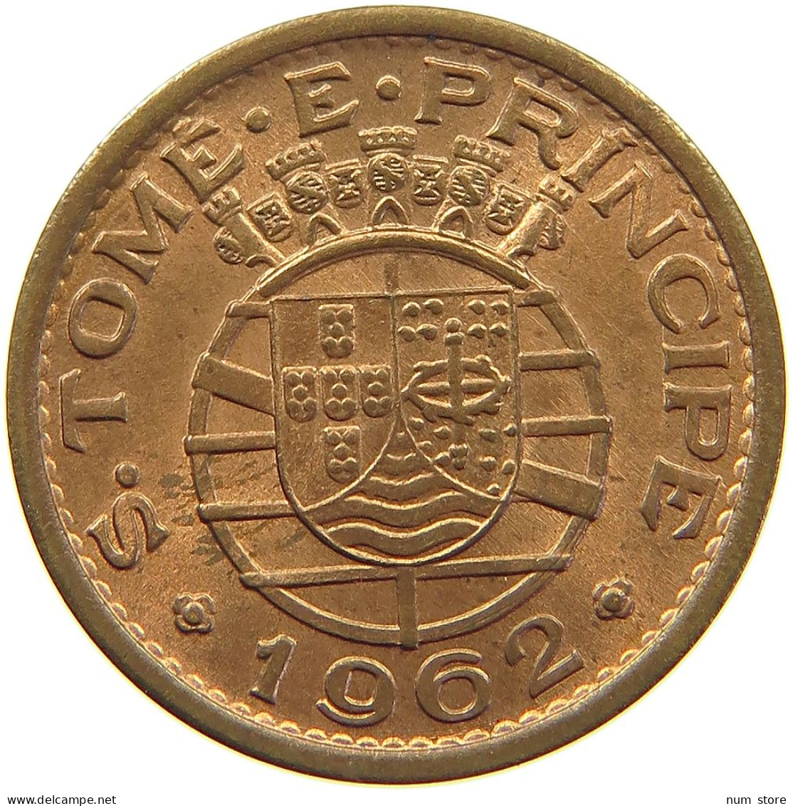 ST. THOMAS AND PRINCE 20 CENTAVOS 1962  #c065 0221 - Santo Tomé Y Príncipe