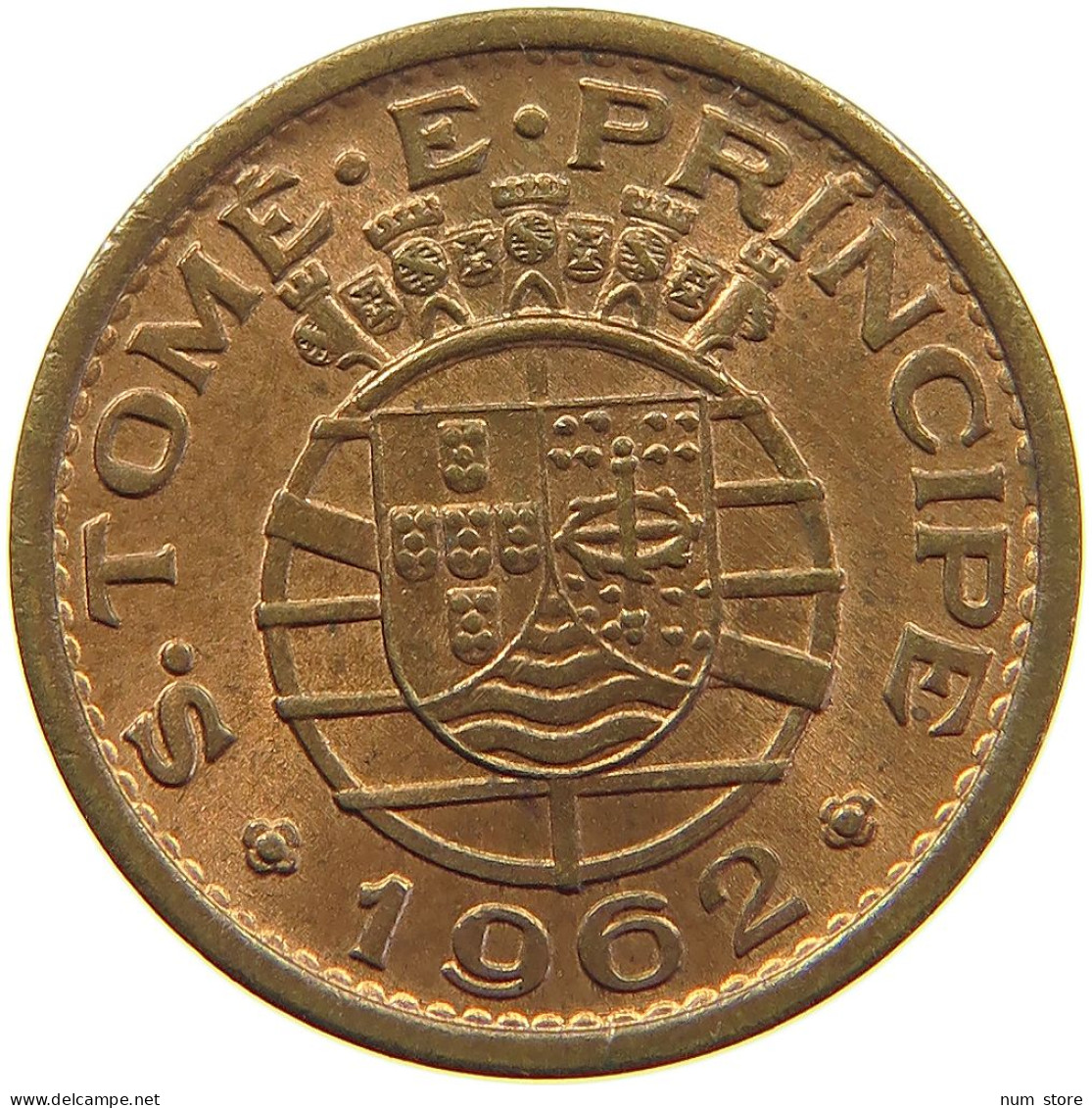 ST. THOMAS AND PRINCE 20 CENTAVOS 1962  #c065 0213 - Sao Tome And Principe