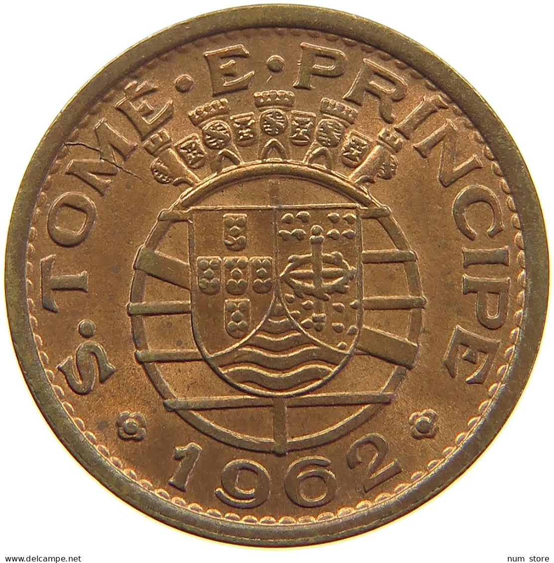 ST. THOMAS AND PRINCE 20 CENTAVOS 1962  #c065 0215 - Sao Tome En Principe