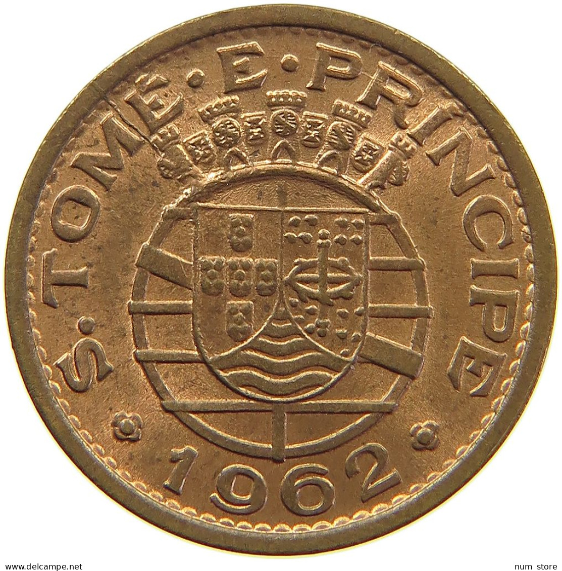 ST. THOMAS AND PRINCE 20 CENTAVOS 1962  #c065 0187 - Sao Tome Et Principe