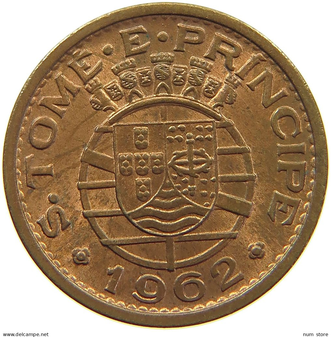 ST. THOMAS AND PRINCE 20 CENTAVOS 1962  #c065 0195 - São Tomé Und Príncipe