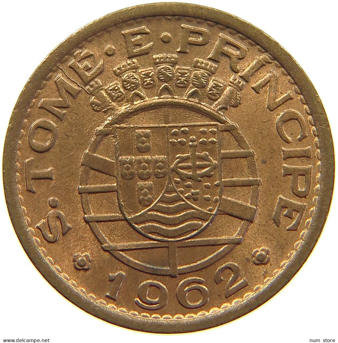 ST. THOMAS AND PRINCE 20 CENTAVOS 1962  #c065 0191 - São Tomé Und Príncipe