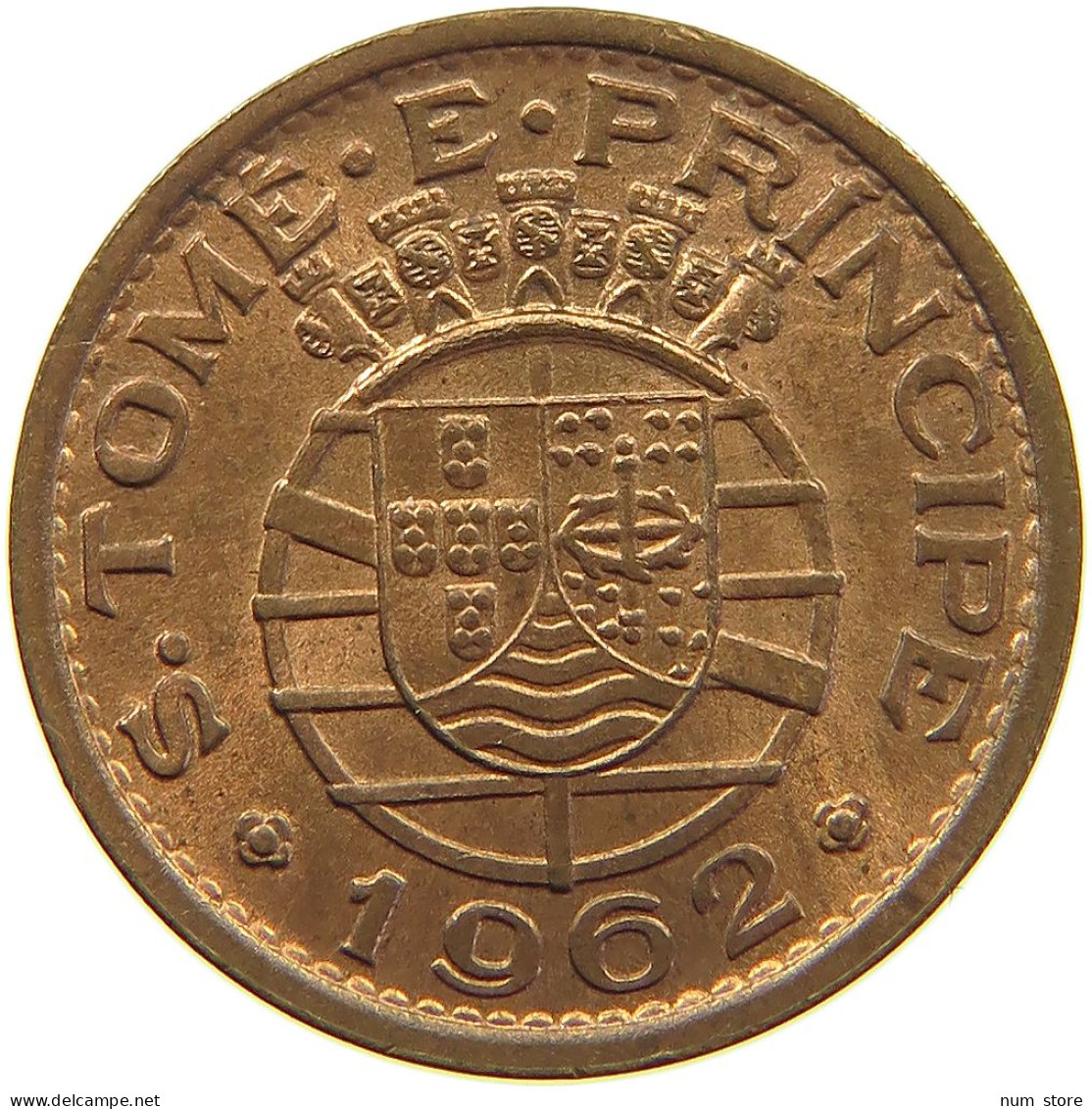 ST. THOMAS AND PRINCE 20 CENTAVOS 1962  #c065 0197 - Sao Tome And Principe