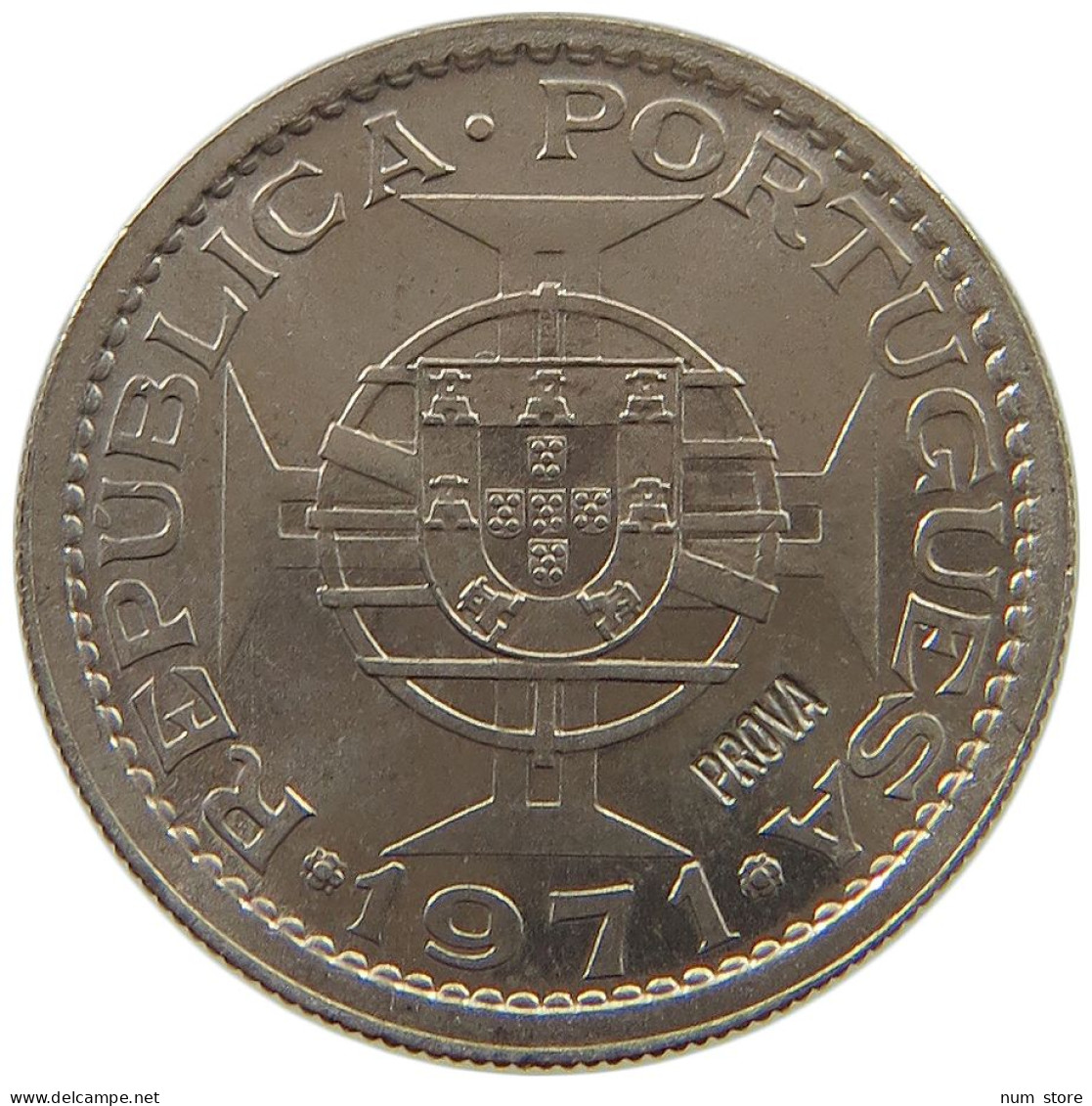 ST. THOMAS AND PRINCE 2 1/2 ESCUDOS 1971 PROVA #t065 0711 - Santo Tomé Y Príncipe