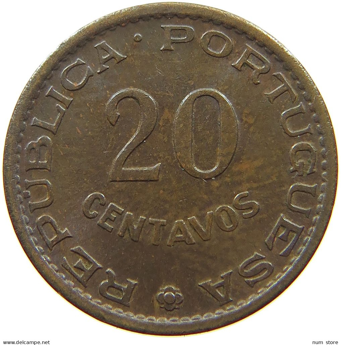 ST. THOMAS AND PRINCE 20 CENTAVOS 1962  #a014 0349 - São Tomé Und Príncipe