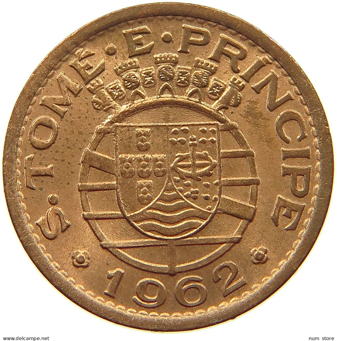 ST. THOMAS AND PRINCE 20 CENTAVOS 1962  #a014 0265 - Sao Tome Et Principe