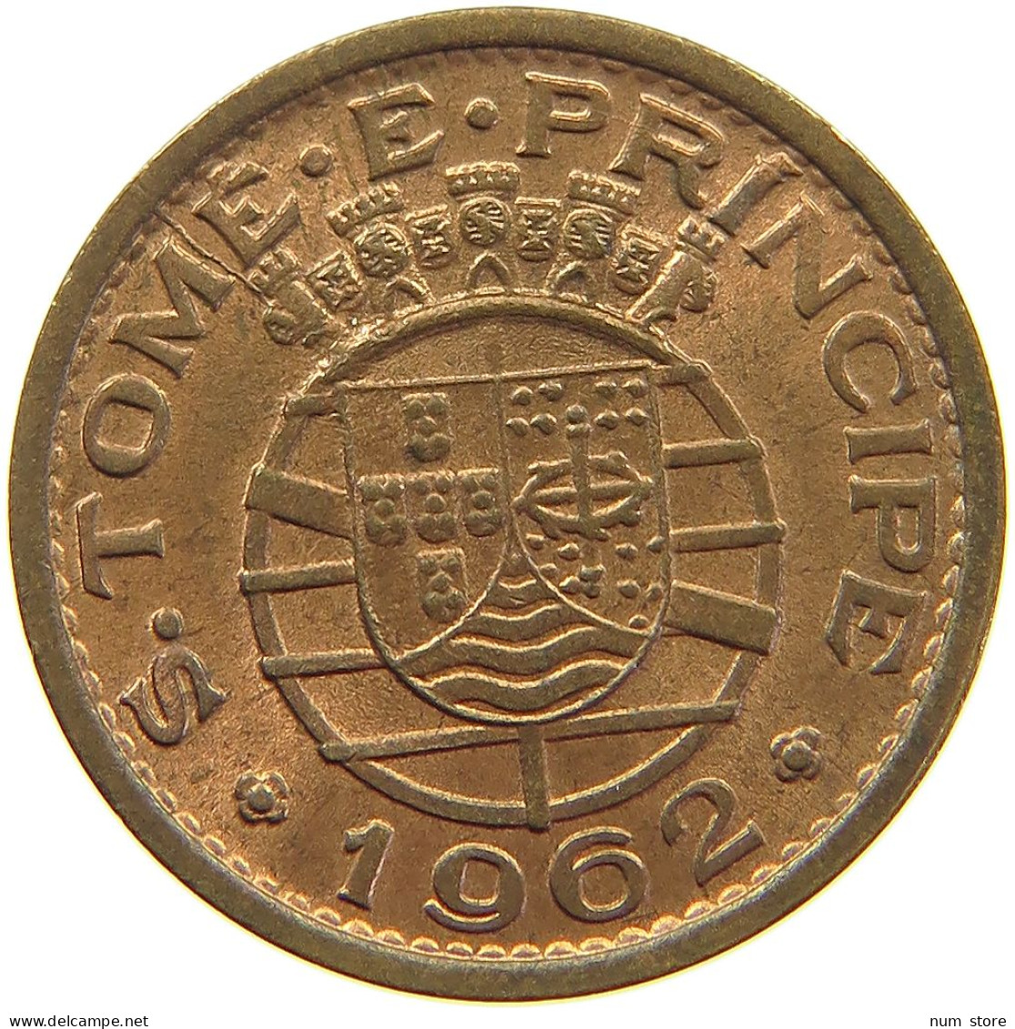 ST. THOMAS AND PRINCE 20 CENTAVOS 1962  #c065 0185 - Sao Tome En Principe