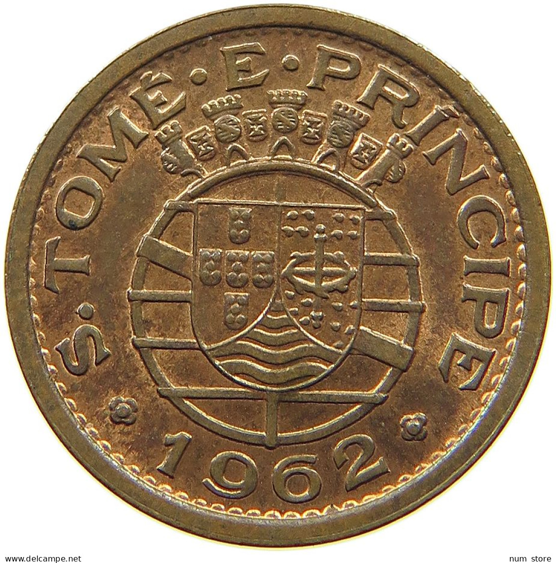 ST. THOMAS AND PRINCE 10 CENTAVOS 1962 PROVA #t065 0693 - Santo Tomé Y Príncipe