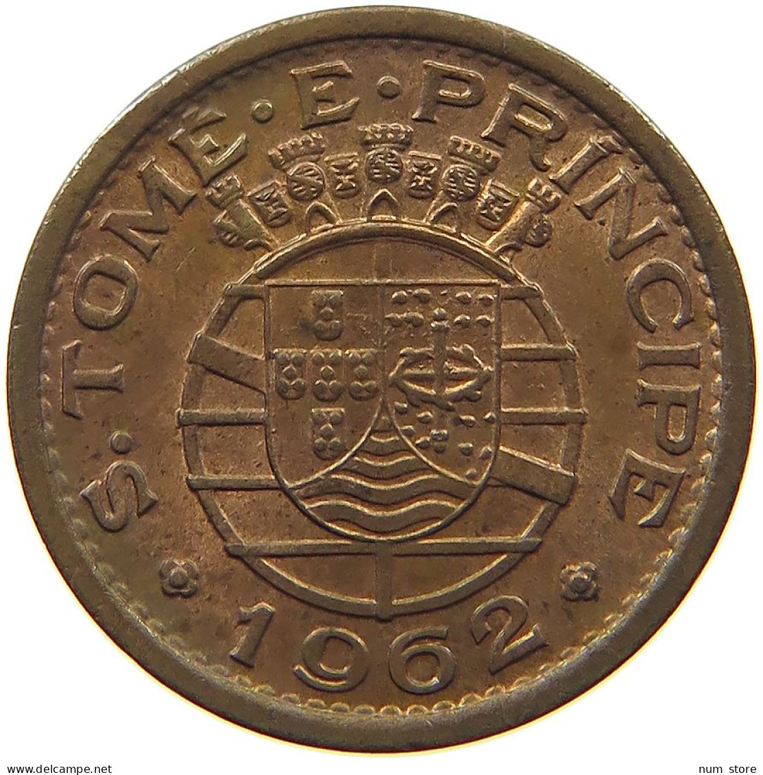 ST. THOMAS AND PRINCE 10 CENTAVOS 1962  #c084 0429 - São Tomé Und Príncipe