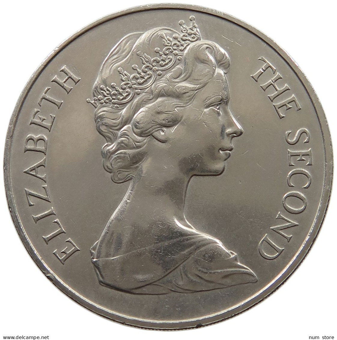 ST. HELENA 25 PENCE 1973 Elizabeth II. (1952-2022) #a097 0021 - Saint Helena Island