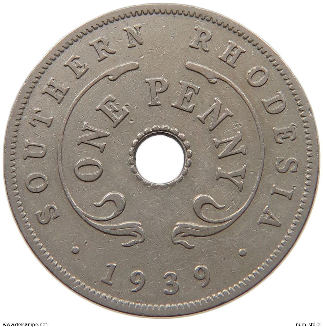 SOUTHERN RHODESIA PENNY 1939 George VI. (1936-1952) #c035 0193 - Rhodesia