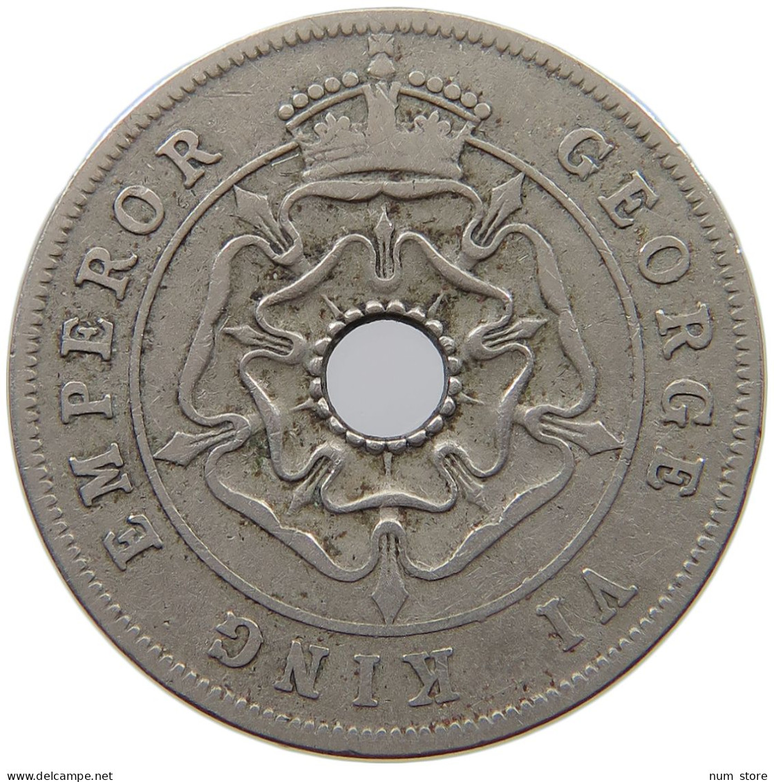 SOUTHERN RHODESIA PENNY 1937 George VI. (1936-1952) #a088 0217 - Rhodesië