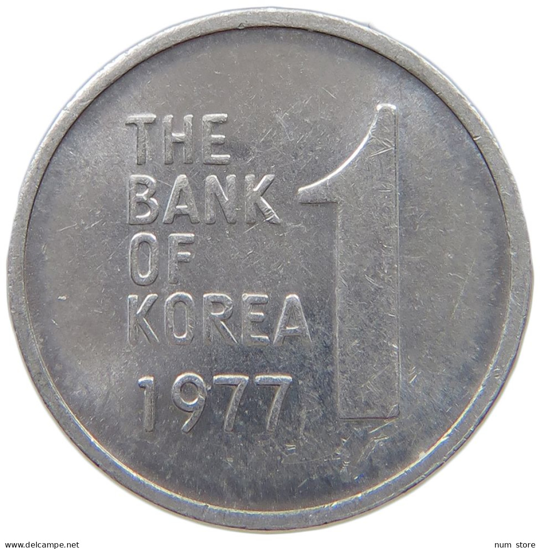 SOUTH KOREA WON 1977  #s069 0907 - Korea (Süd-)