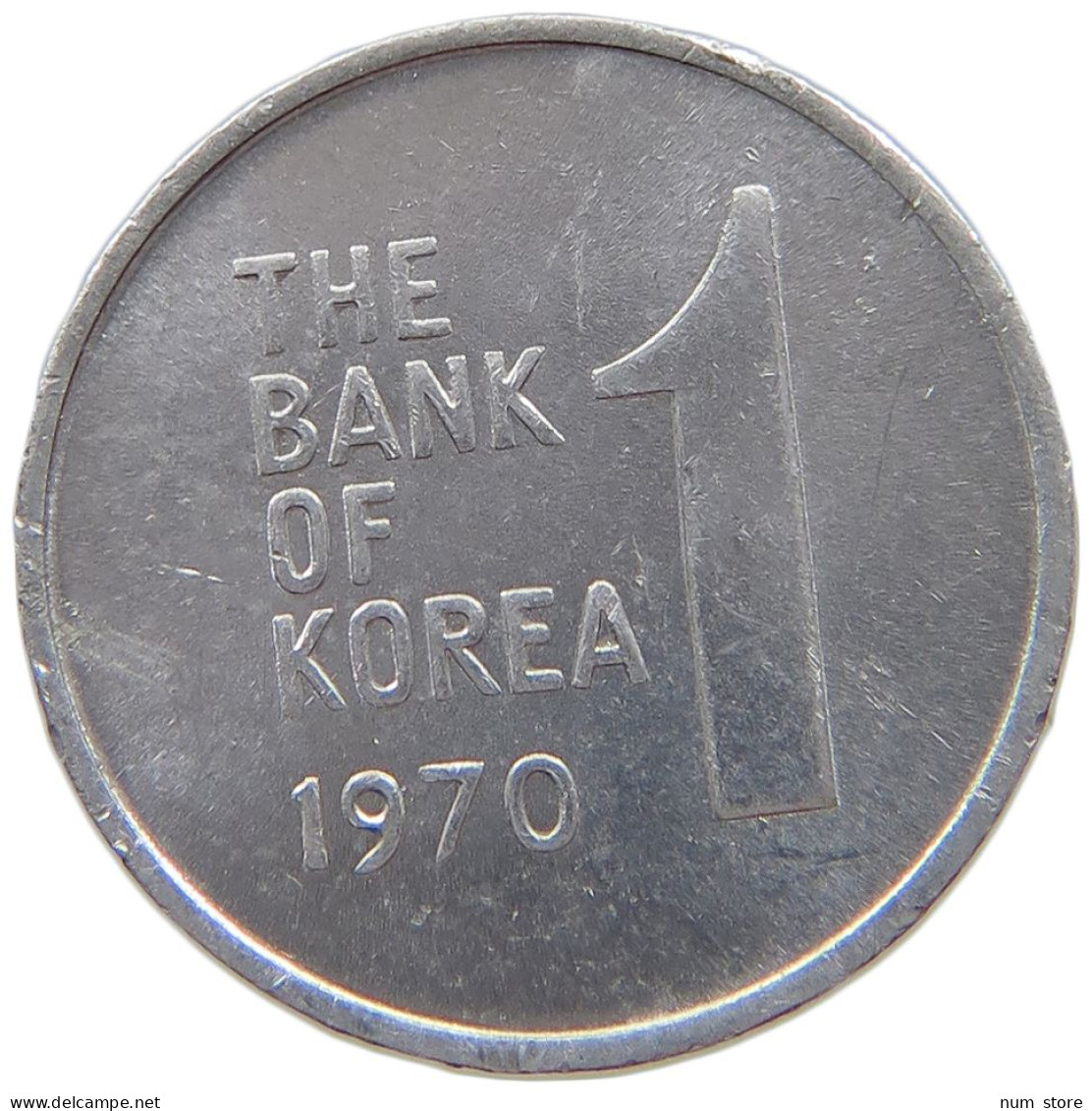 SOUTH KOREA WON 1970  #s069 0911 - Korea (Süd-)