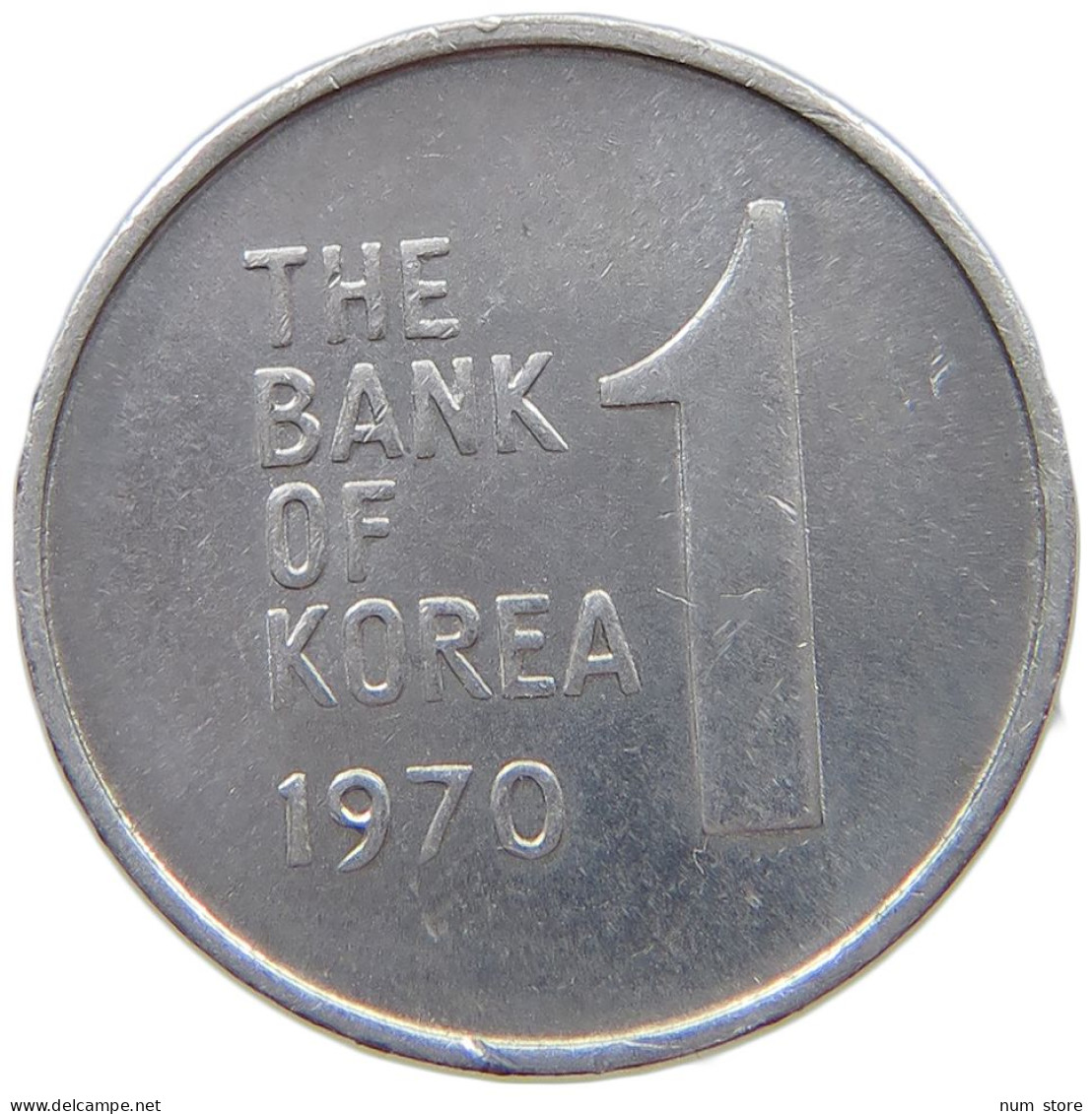 SOUTH KOREA WON 1970  #s069 0909 - Korea (Süd-)