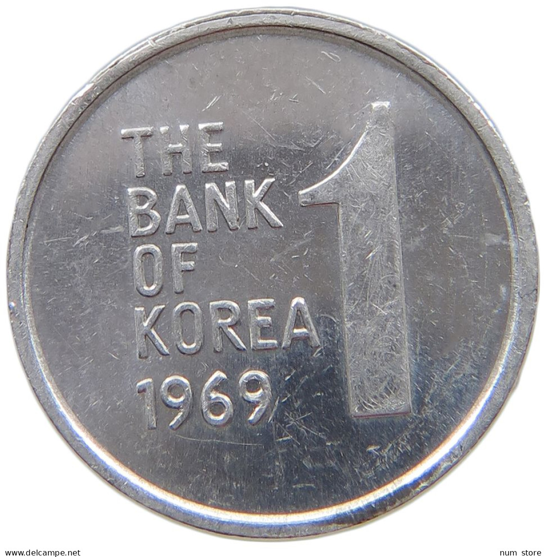 SOUTH KOREA WON 1969  #s069 0901 - Coreal Del Sur