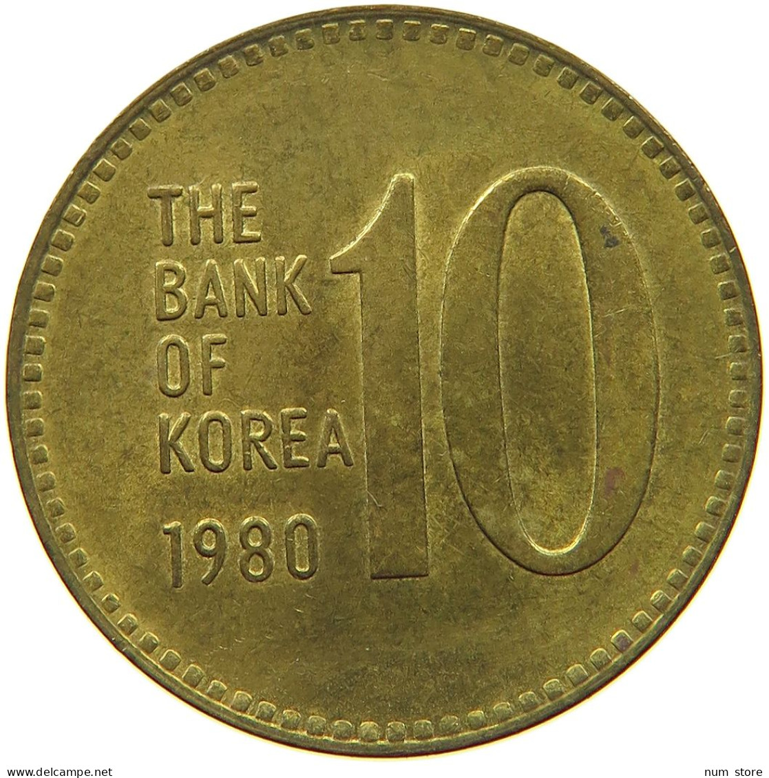 SOUTH KOREA 10 WON 1980  #s067 0065 - Corea Del Sud