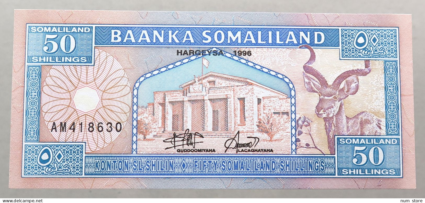 SOMALIA 50 SHILLINGS 1996  #alb049 1541 - Somalie