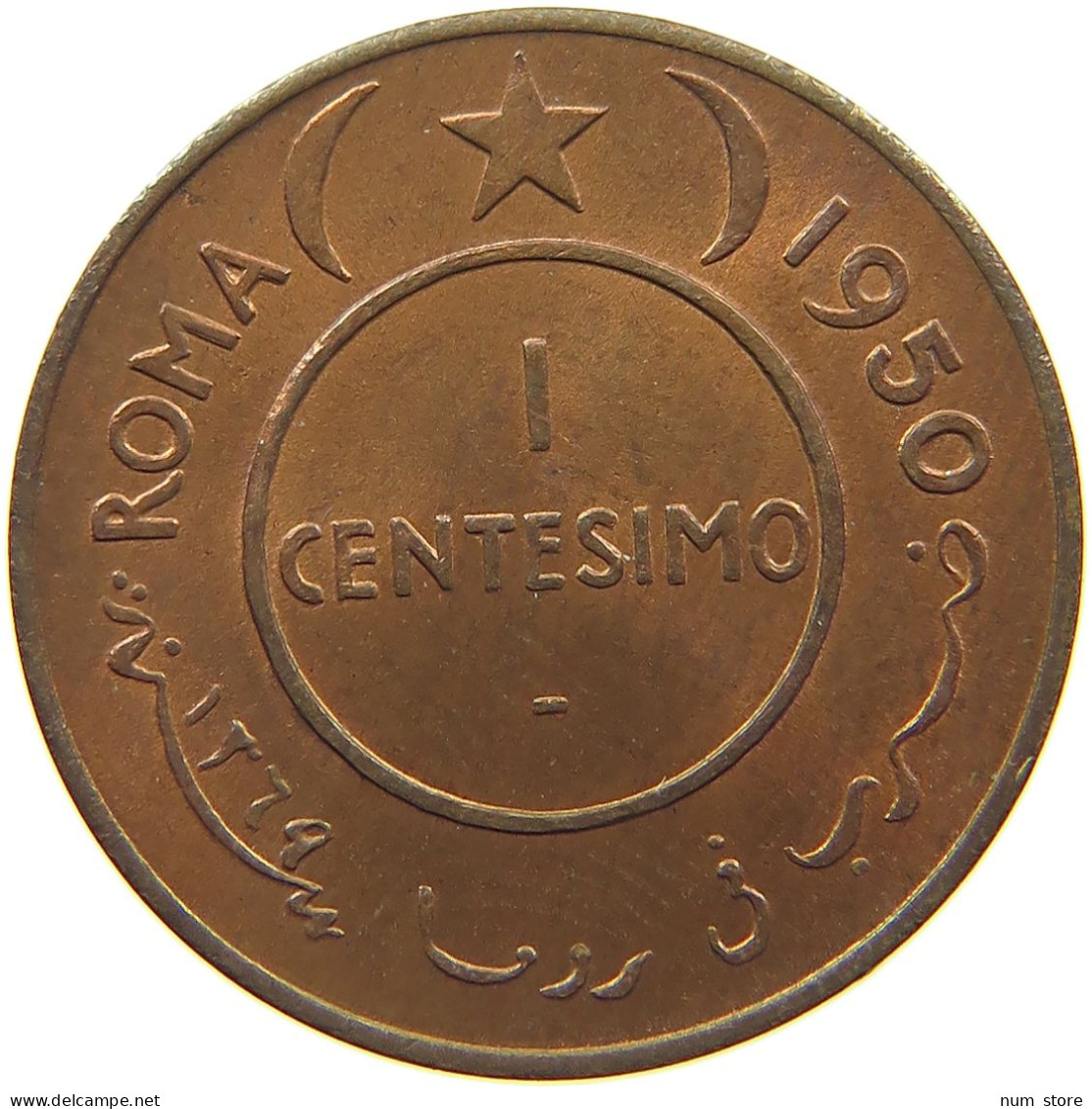 SOMALIA CENTESIMO 1950  #c036 0681 - Somalië