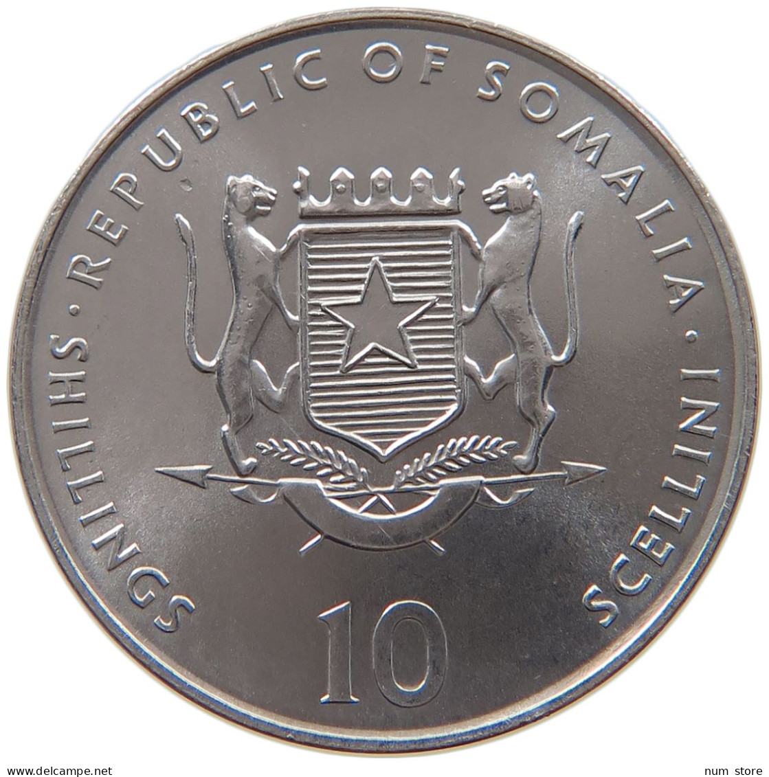 SOMALIA 10 SHILLINGS 2000  #s028 0073 - Somalie