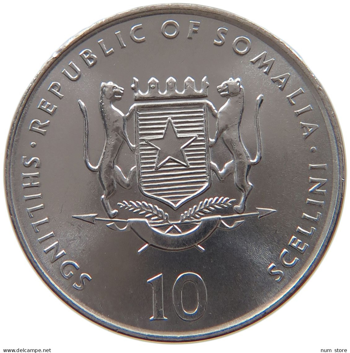 SOMALIA 10 SHILLINGS 2000  #s028 0061 - Somalia