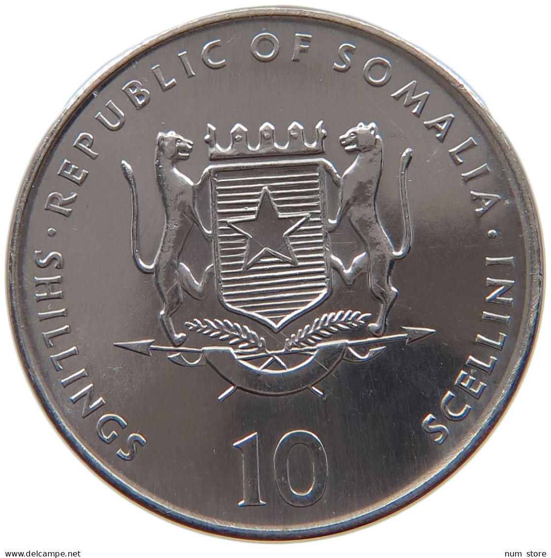 SOMALIA 10 SHILLINGS 2000  #s028 0059 - Somalie