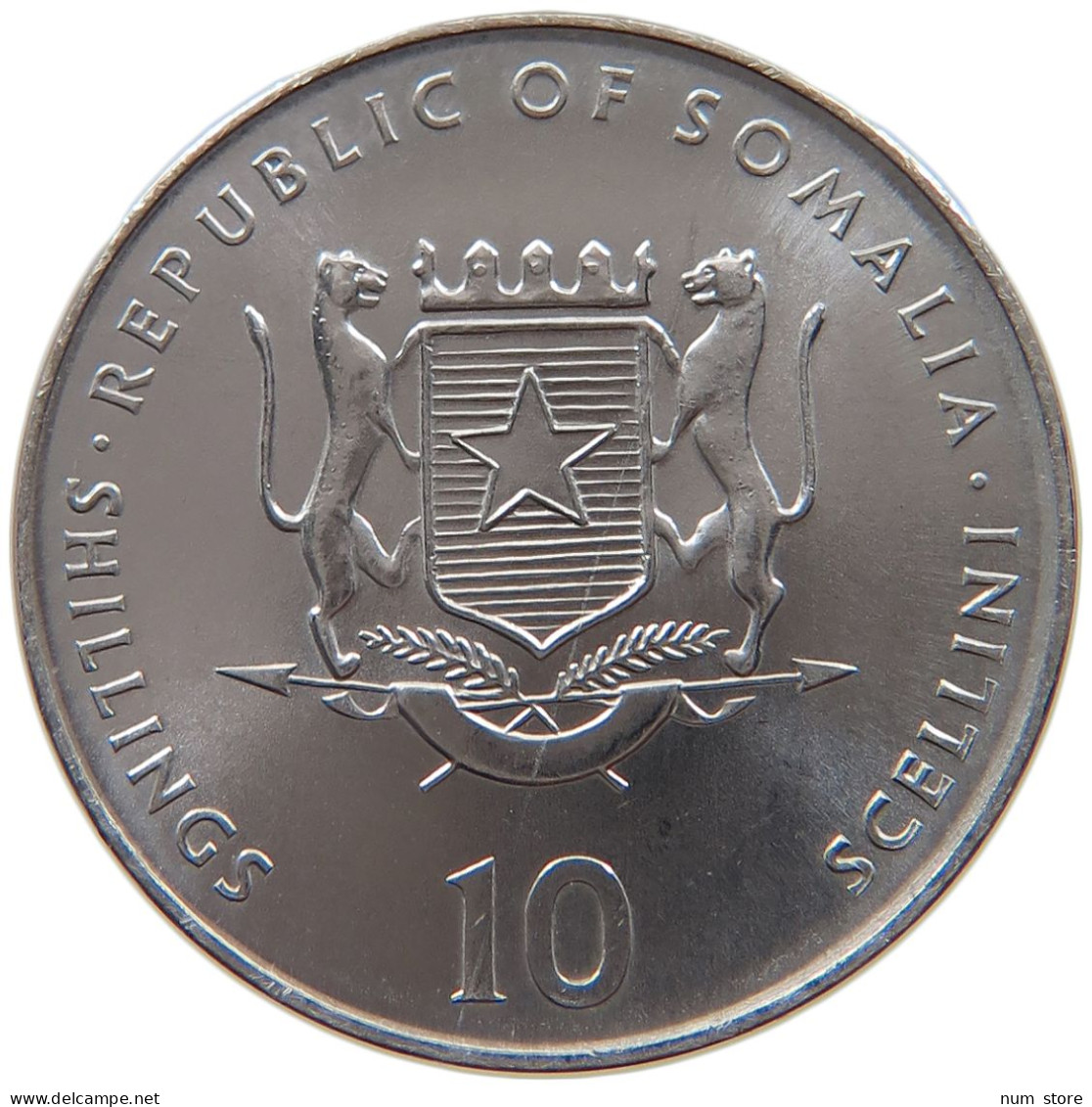 SOMALIA 10 SHILLINGS 2000  #s028 0067 - Somalië