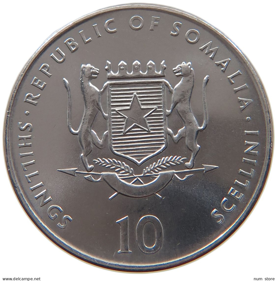 SOMALIA 10 SHILLINGS 2000  #s028 0047 - Somalië