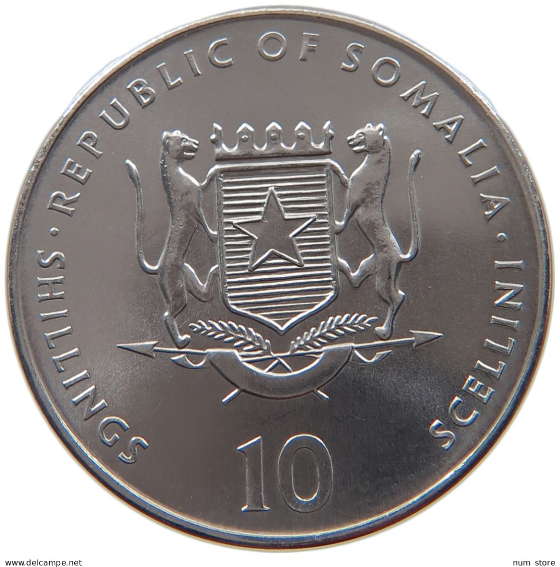 SOMALIA 10 SHILLINGS 2000  #s028 0045 - Somalie