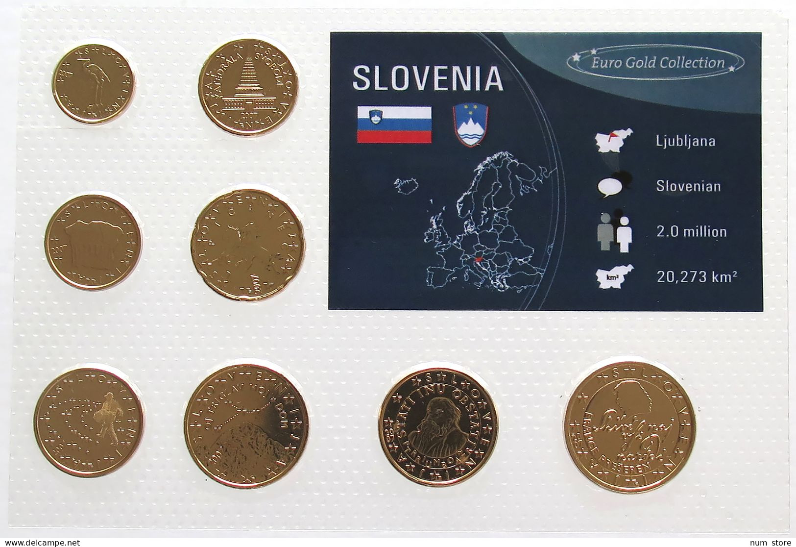 SLOVENIA SET 2007  #bs18 0097 - Eslovenia