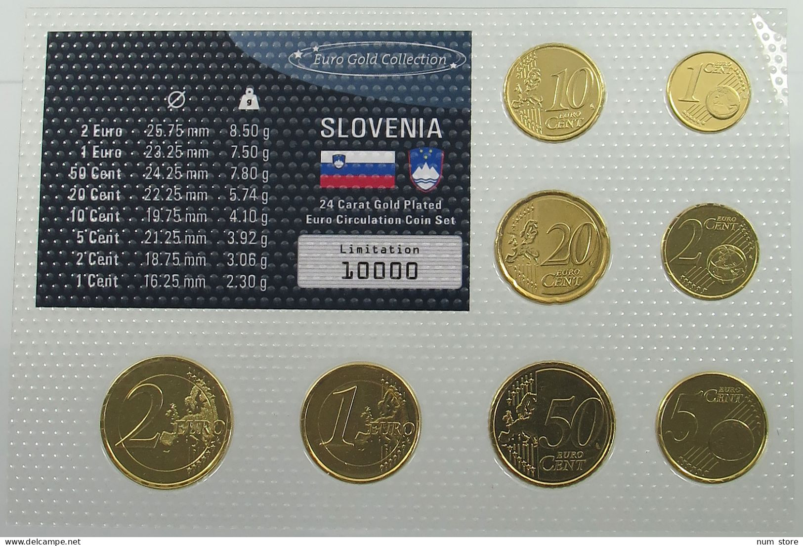 SLOVENIA SET 2007 EURO SET 2007 #ns02 0103 - Slovénie