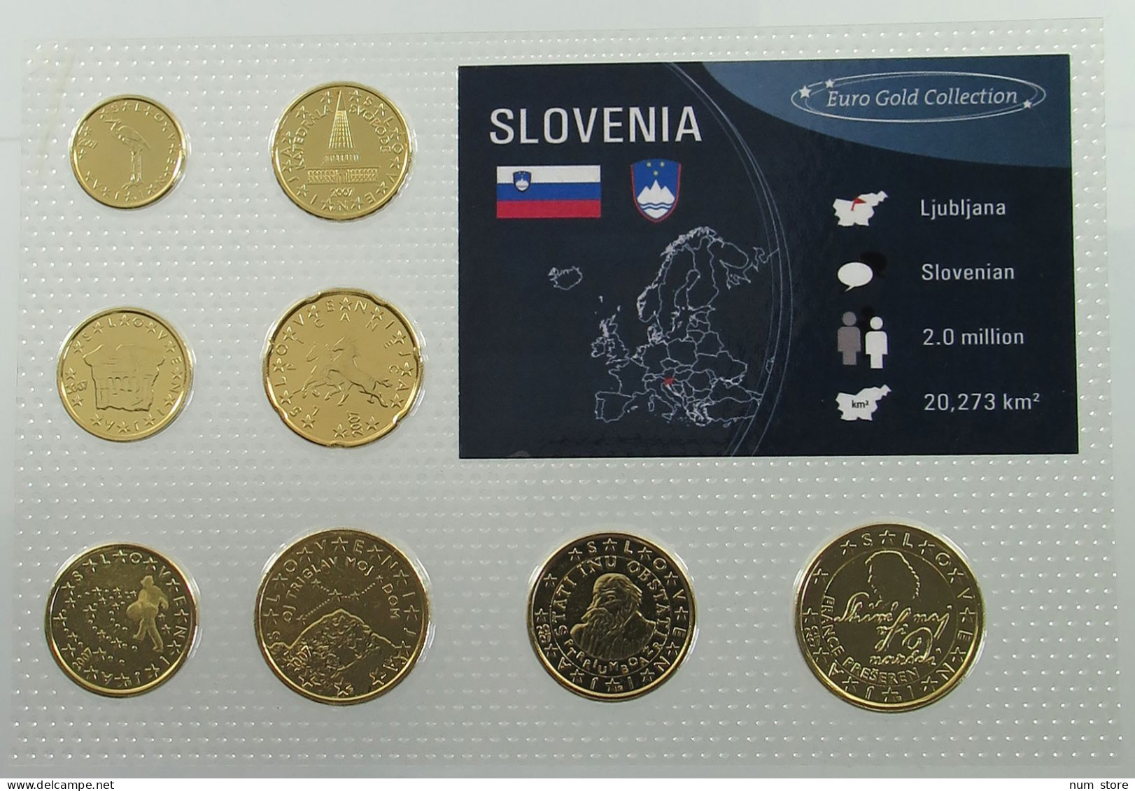 SLOVENIA SET 2007 EURO SET 2007 #ns02 0103 - Slovénie