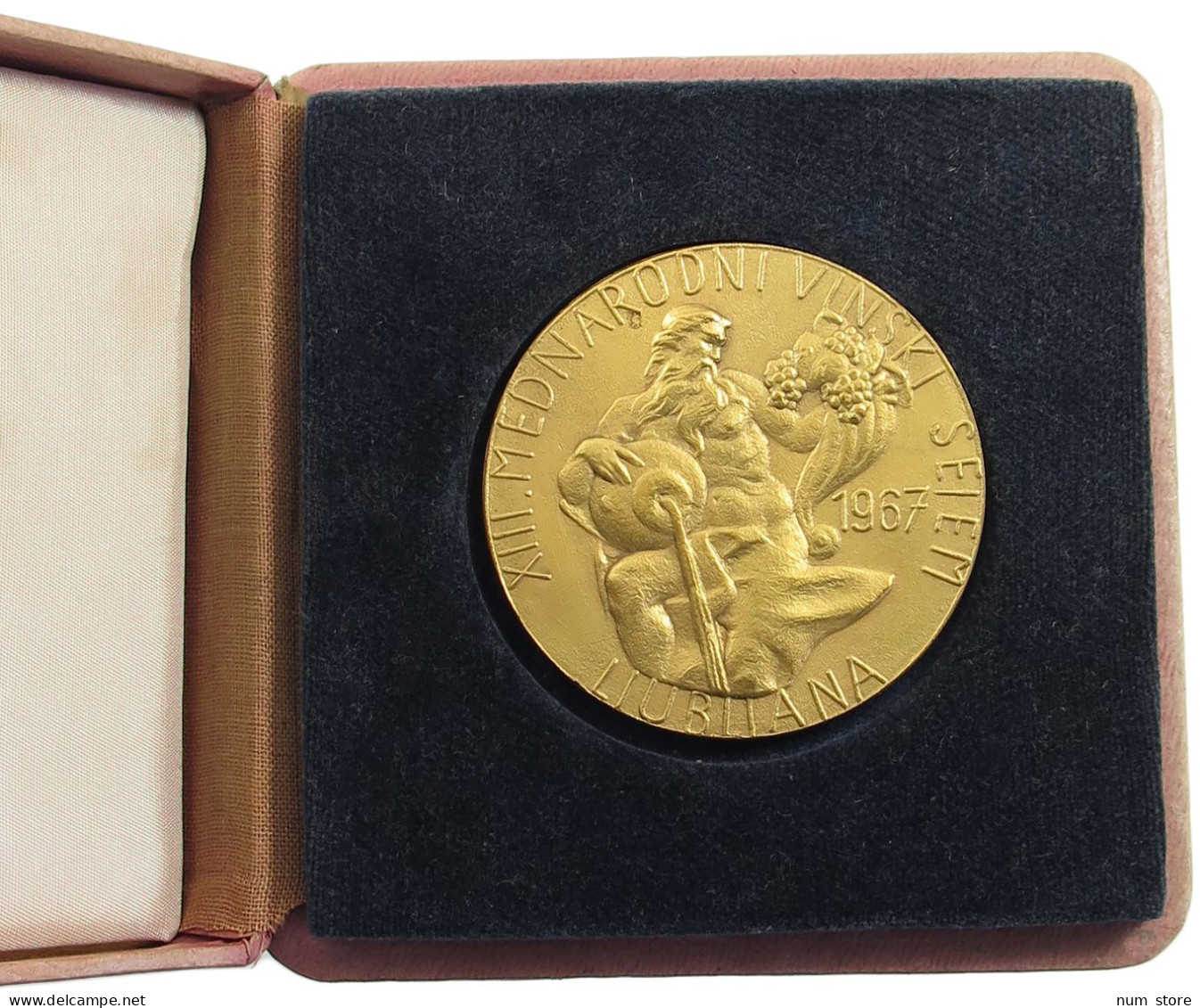 SLOVENIA MEDAL 1967 XIII. MEDNARODNI VINSKI SEIEM #bs03 0039 - Slovénie