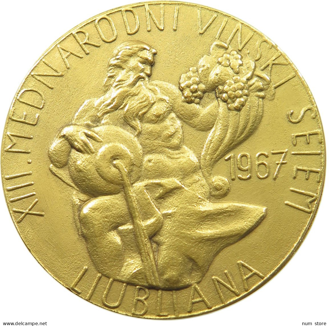 SLOVENIA MEDAL 1967 INTERNATIONAL WINE FEST #tm2 0011 - Slovenië