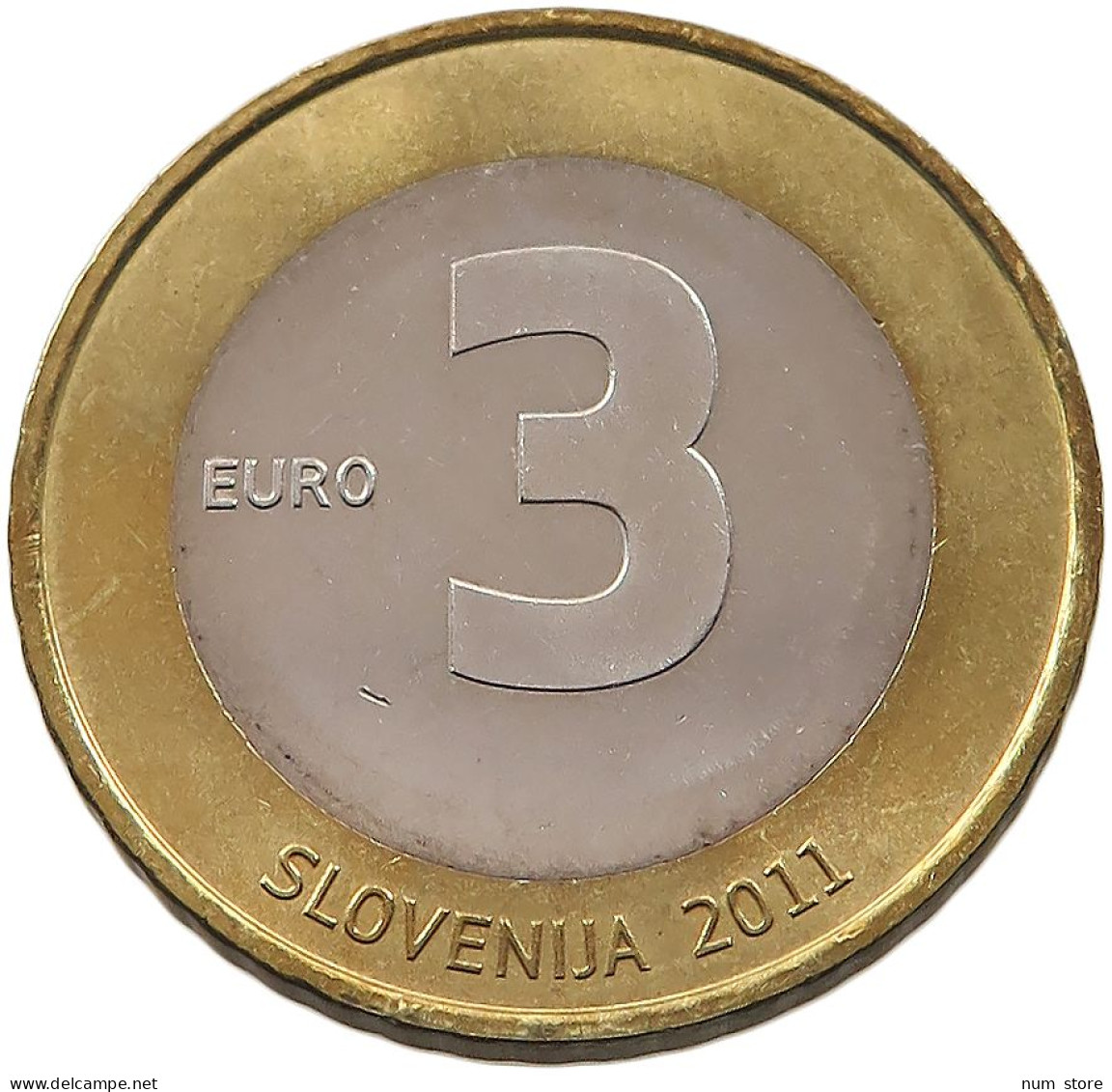 SLOVENIA 3 EURO 2011 SAMOSTOJNA SLOVENIJA #sm04 0661 - Slowenien