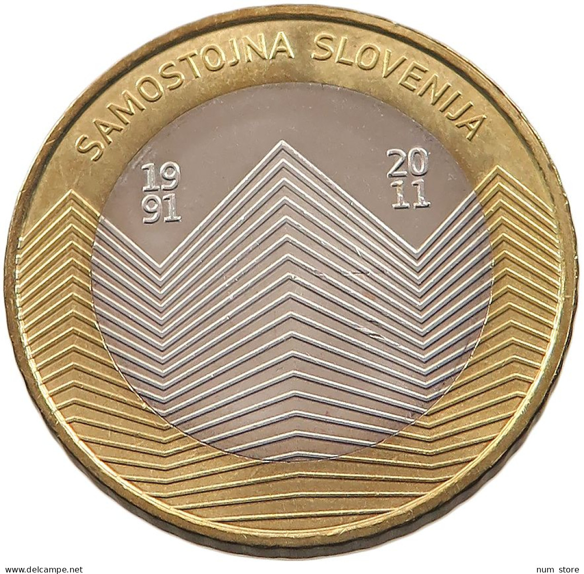 SLOVENIA 3 EURO 2011 SAMOSTOJNA SLOVENIJA #sm04 0661 - Slovénie