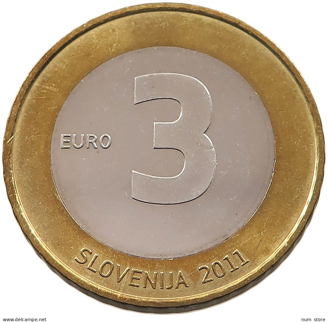 SLOVENIA 3 EURO 2011 SAMOSTOJNA SLOVENIJA #sm04 0663 - Eslovenia