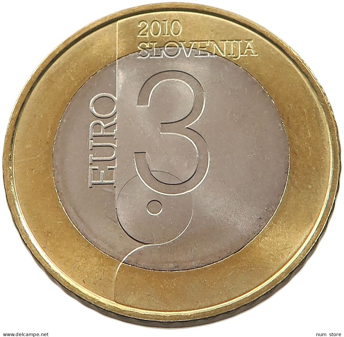 SLOVENIA 3 EURO 2010 LJUBLJANA #sm04 0665 - Slowenien