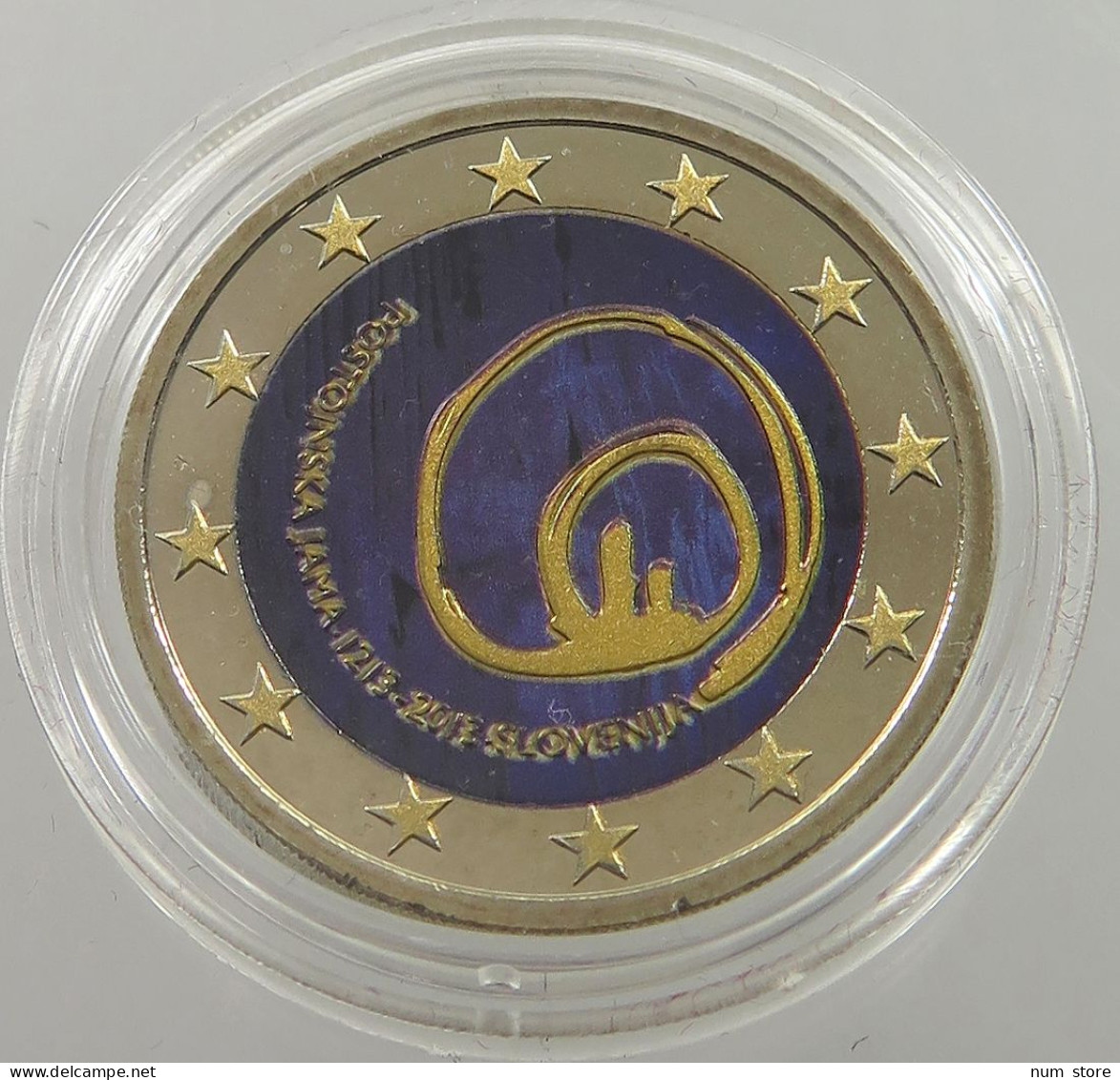 SLOVENIA 2 EURO  COLOURED #alb055 0319 - Slovenië