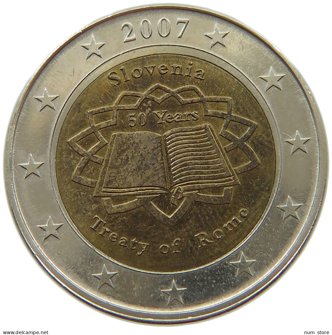 SLOVENIA 2 E 2007 TREATY OF ROME #s070 0369 - Slovenia