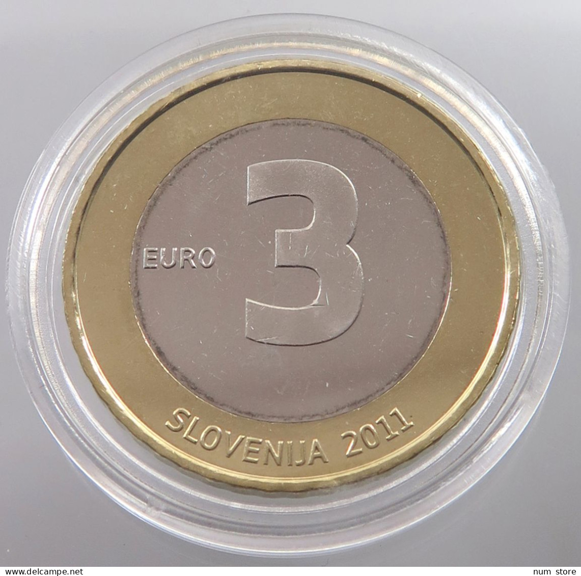 SLOVENIA 3 EURO 2011  #alb046 0137 - Slowenien