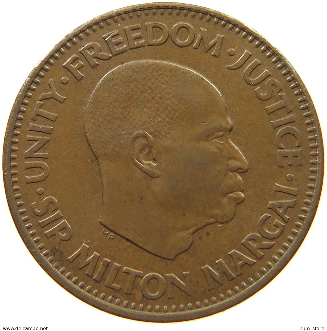 SIERRA LEONE CENT 1964  #s067 0101 - Sierra Leona