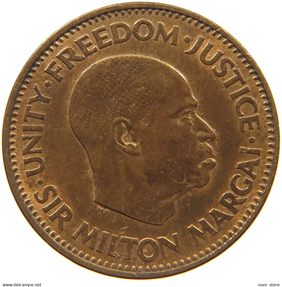 SIERRA LEONE 1/2 CENT 1964  #c036 0675 - Sierra Leona