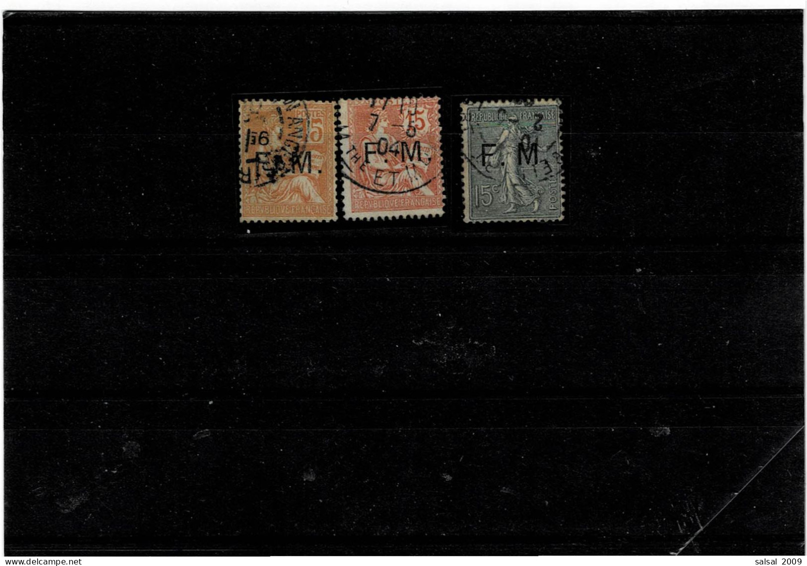 FRANCE ,"Francobolli Di Franchigia" ,usati ,serie Completa ,qualita Ottima - Used Stamps